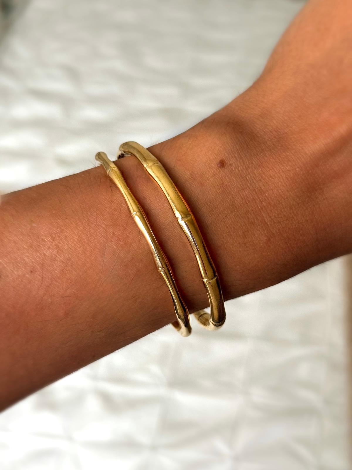 PULSERA BAMBOO GOLD