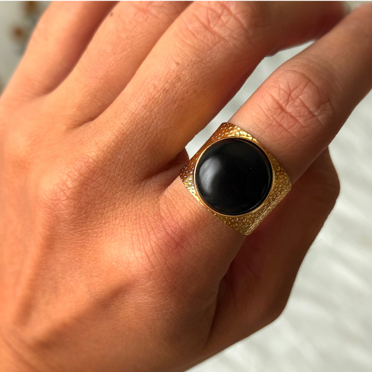 ANILLO KAORI BLACK GOLD