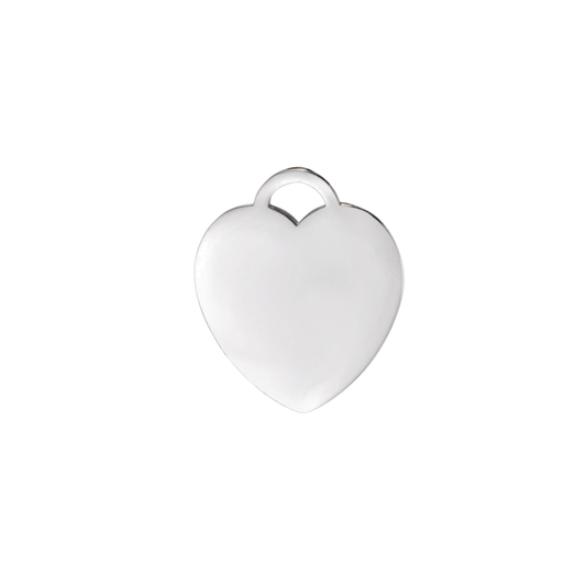 CHARM CORAZON 25 SILVER