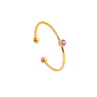 ANILLO ZINNIA PINK GOLD