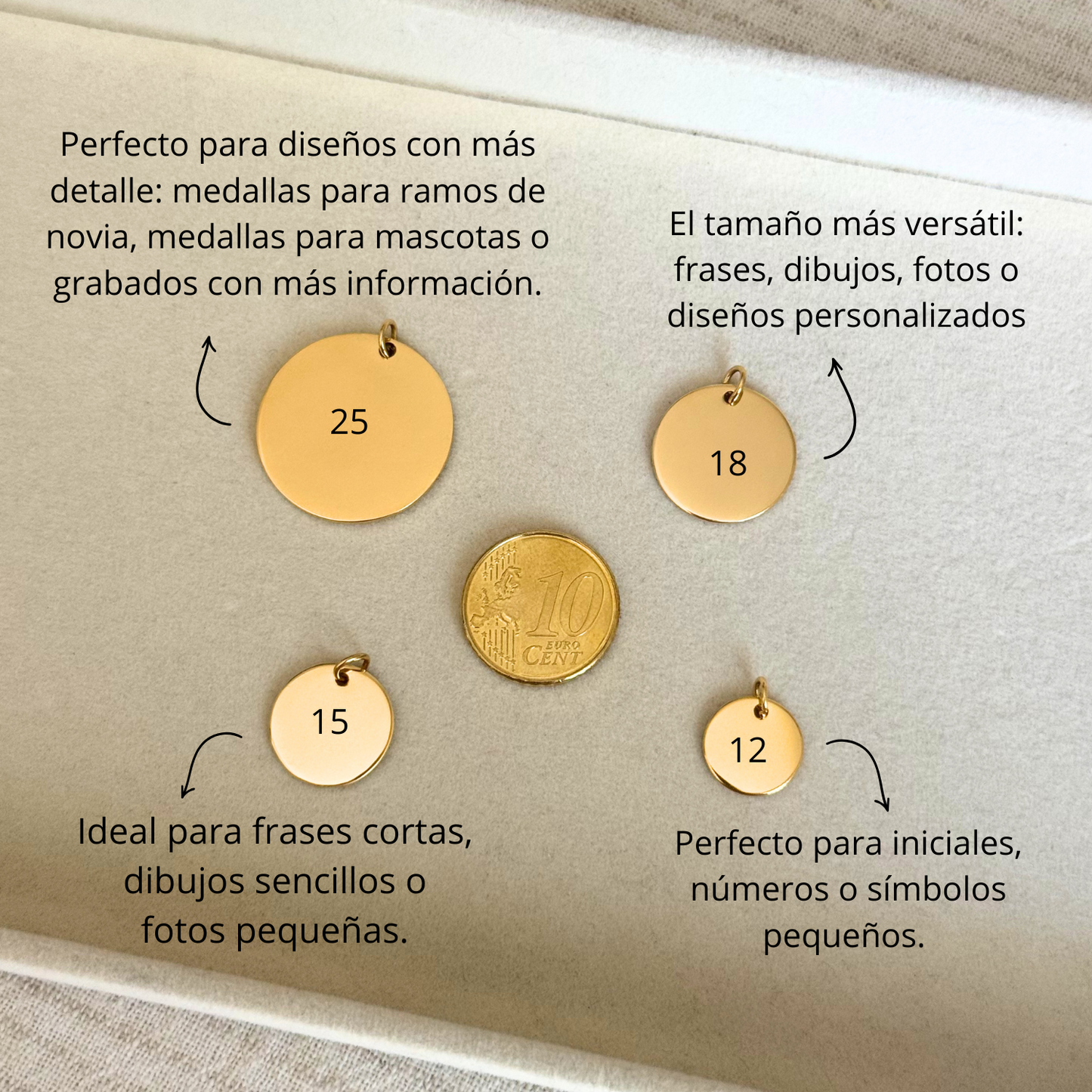 CHARM REDONDO 12 SILVER