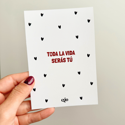 TARJETA SERÁS TÚ