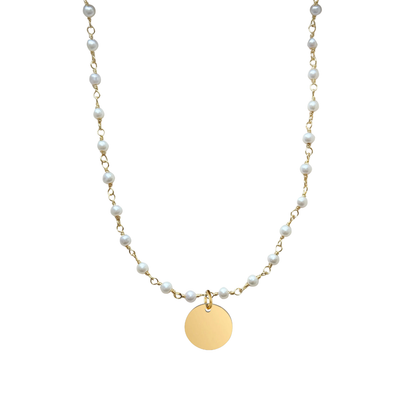 CADENA MARINA + CHARM REDONDO