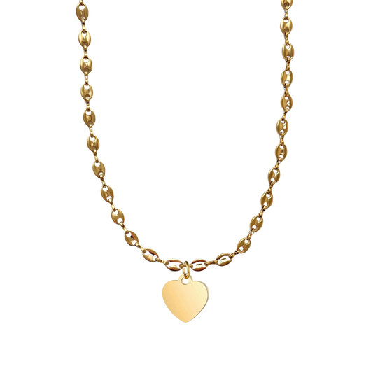 CADENA CARMEN GOLD + CHARM CORAZON
