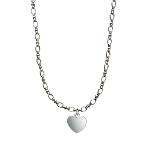 CADENA CONCHITA + CHARM CORAZON