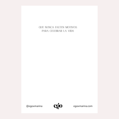 TARJETA FELIZ CUMPLEAÑOS