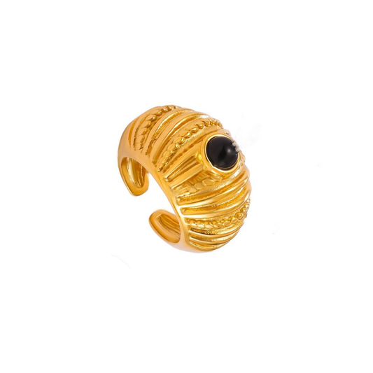 ANILLO ORIA BLACK GOLD