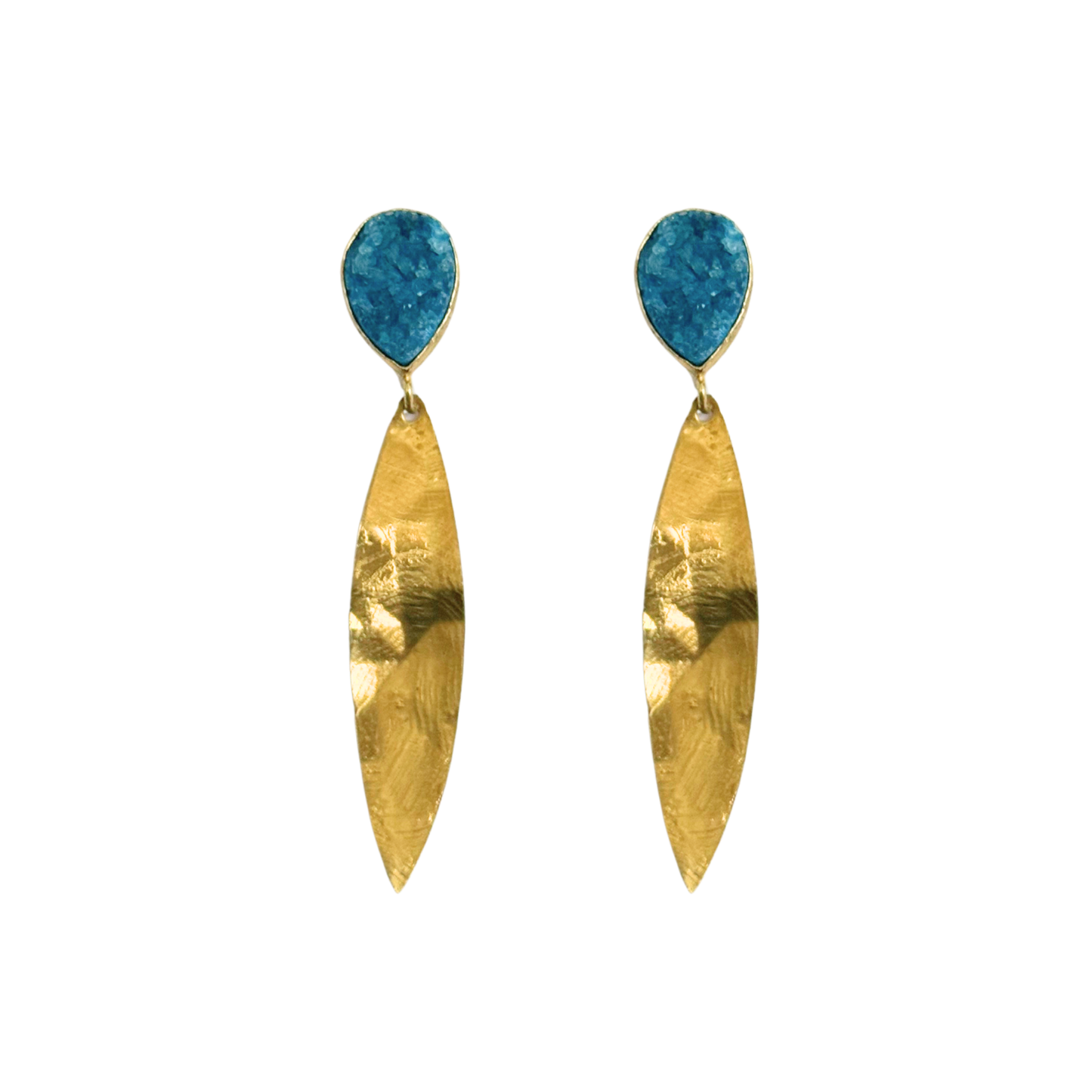 PENDIENTES AURORA AZUL