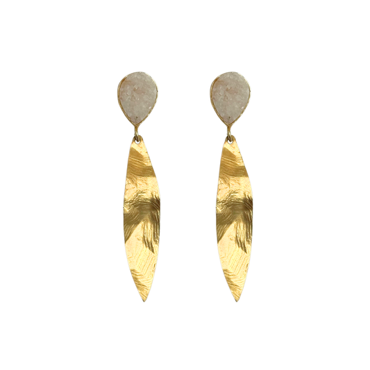 PENDIENTES AURORA BLANCO