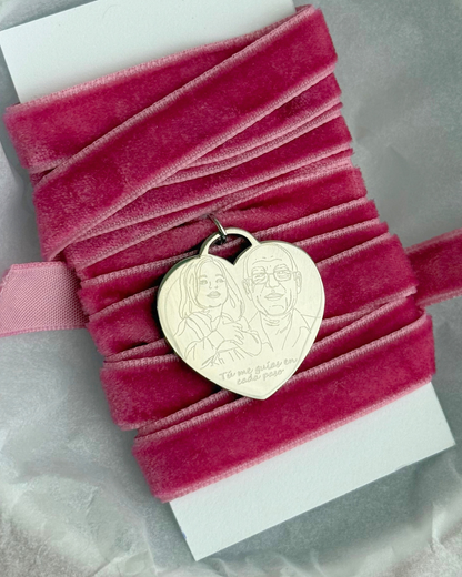 MEDALLA CORAZON SILVER