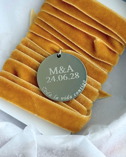 MEDALLA REDONDA SILVER