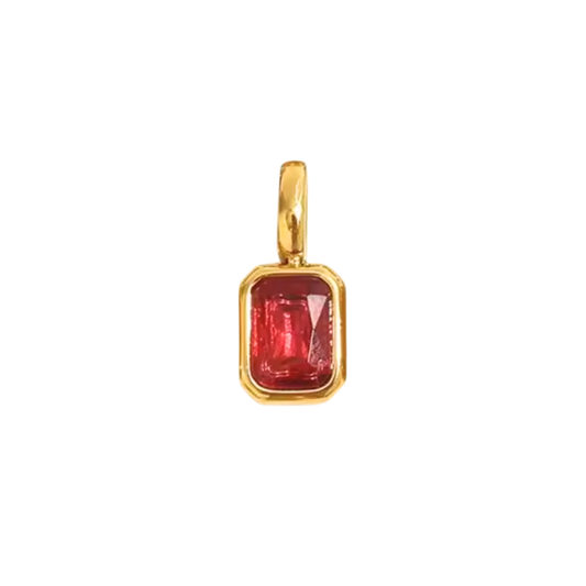 CHARM ZIA RUBY GOLD