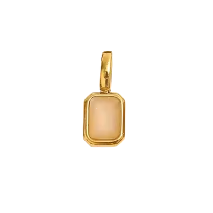 CHARM ZIA MOONSTONE GOLD