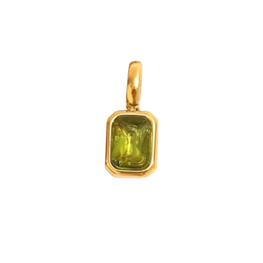 CHARM ZIA PERIDOT GOLD