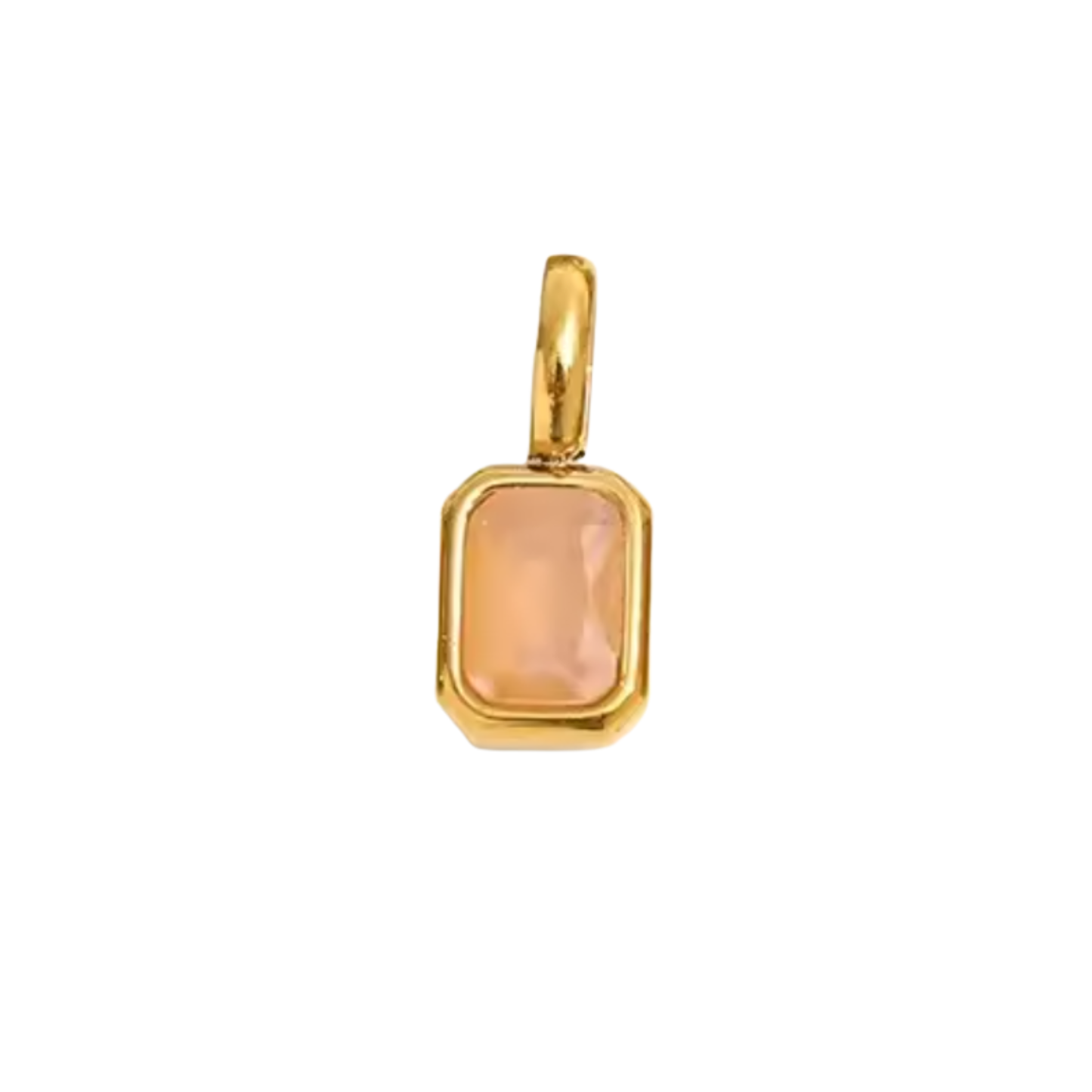 CHARM ZIA WHITE OPAL GOLD