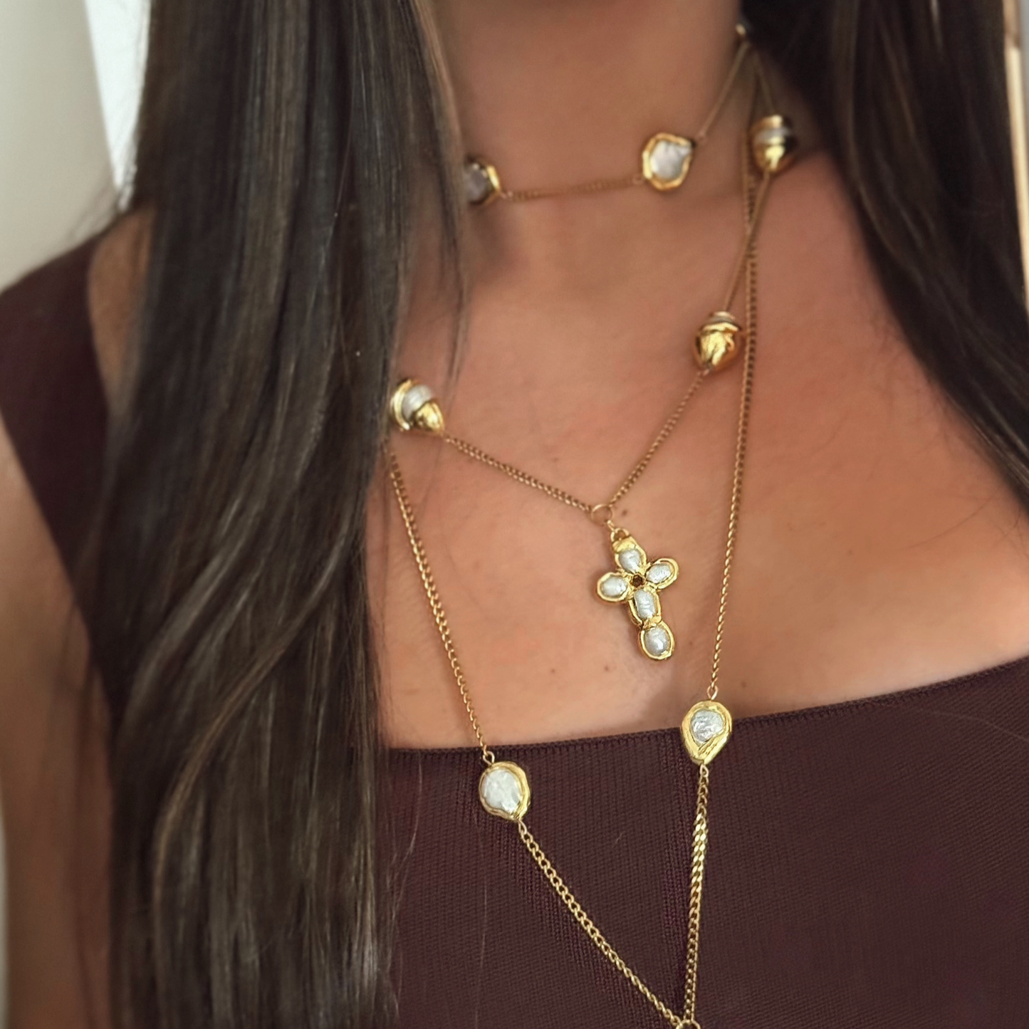 COLLAR ROSA